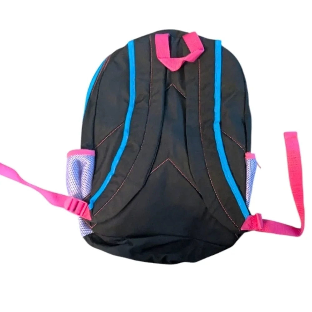 NWOT Emoji Heart Eyes Backpack with Pink Straps